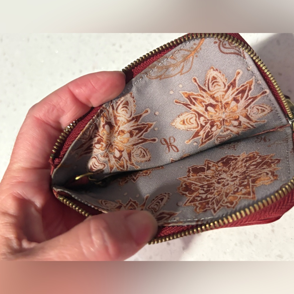 Elegant Red and Gold Women's Bag